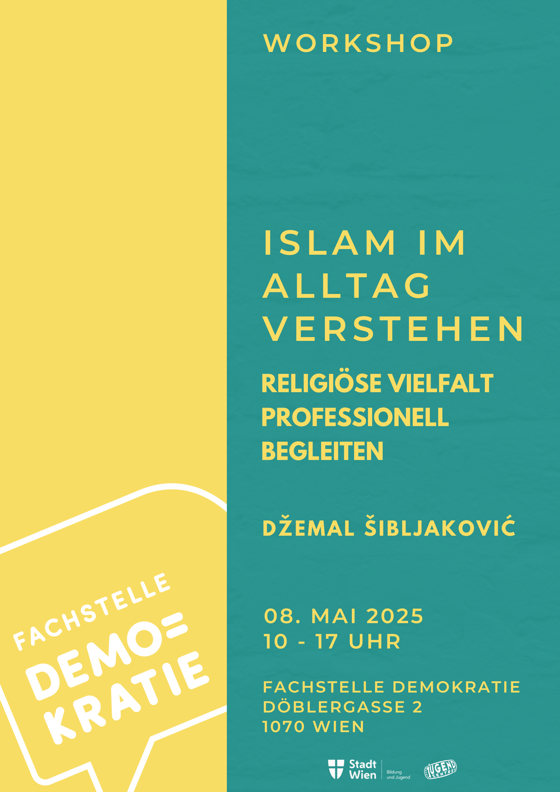 Workshop: Islam im Alltag verstehen- religiöse Vielfalt professionell begleiten (Džemal Šibljaković)