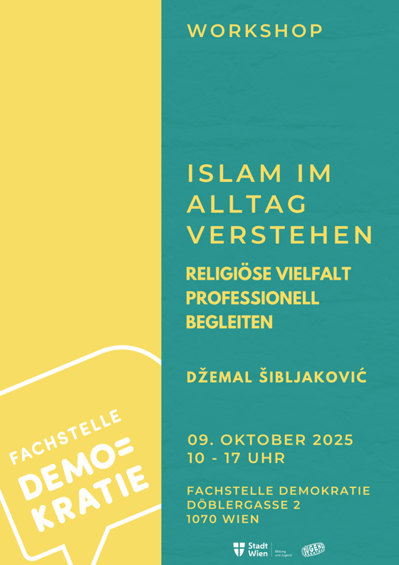 Workshop: Islam im Alltag verstehen- religiöse Vielfalt professionell begleiten (Džemal Šibljaković)